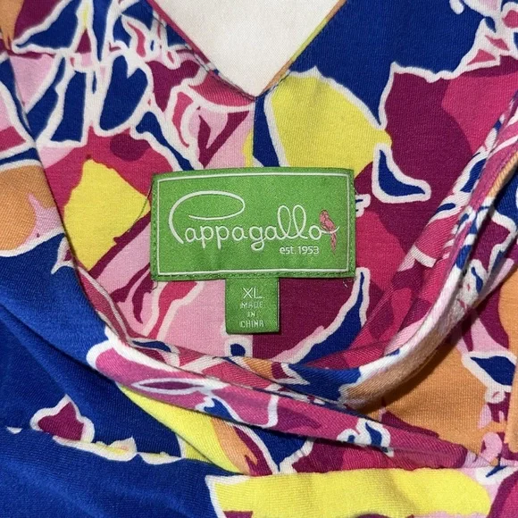 Pappagallo Multi-Colored Maxi Dress Size XL - Picture 5 of 6